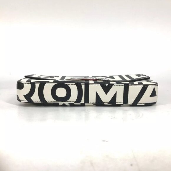 FENDI 7AS142 Marc Jacobs collab Baguette Pouch Logo Shoulder Bag 2WAY Hand Bag - Picture 12 of 16